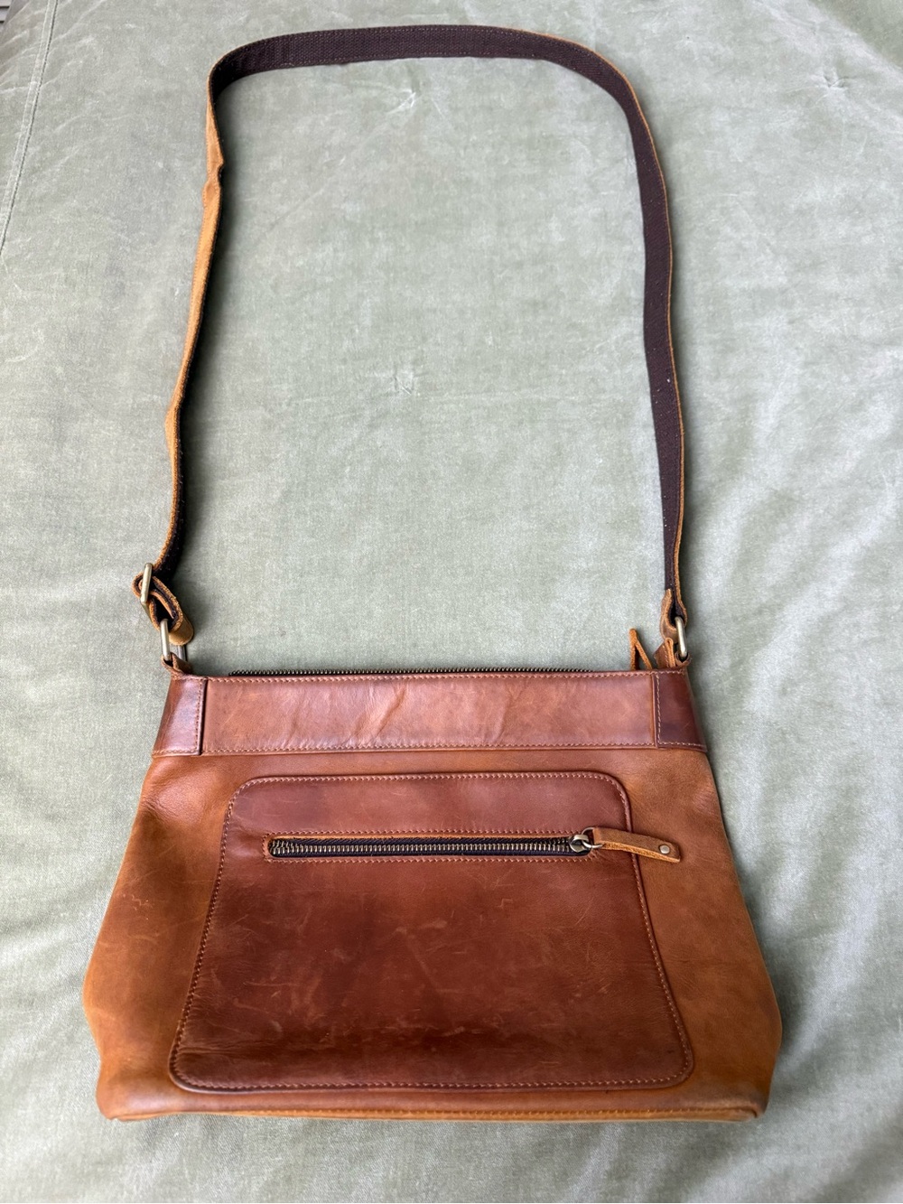Lady Conceal Leather Crossbody Bag Purse Lots of Pockets Everyday Style #OSP